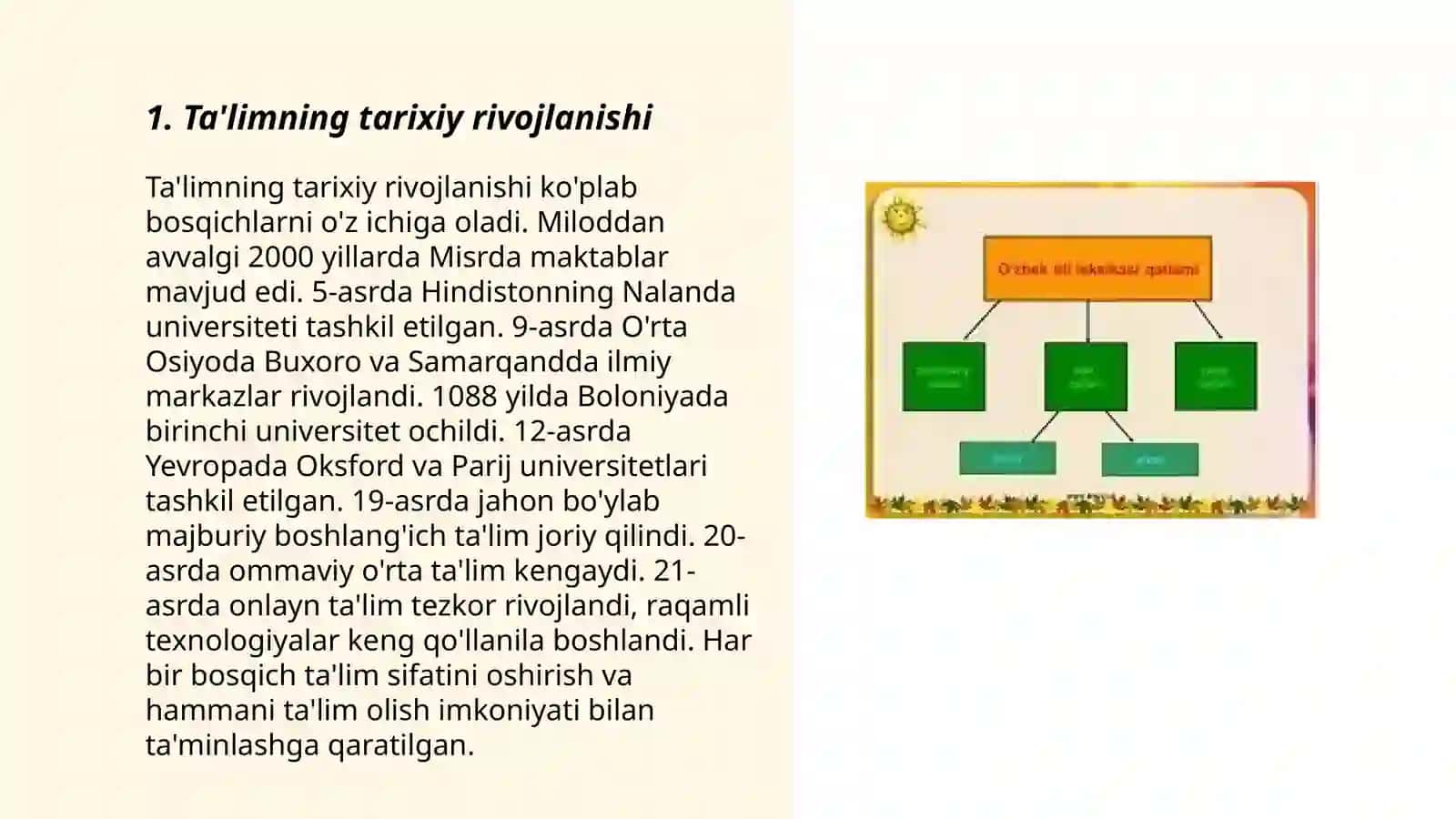 Tillarning shakllanishi va taraqqiy qilishi 3