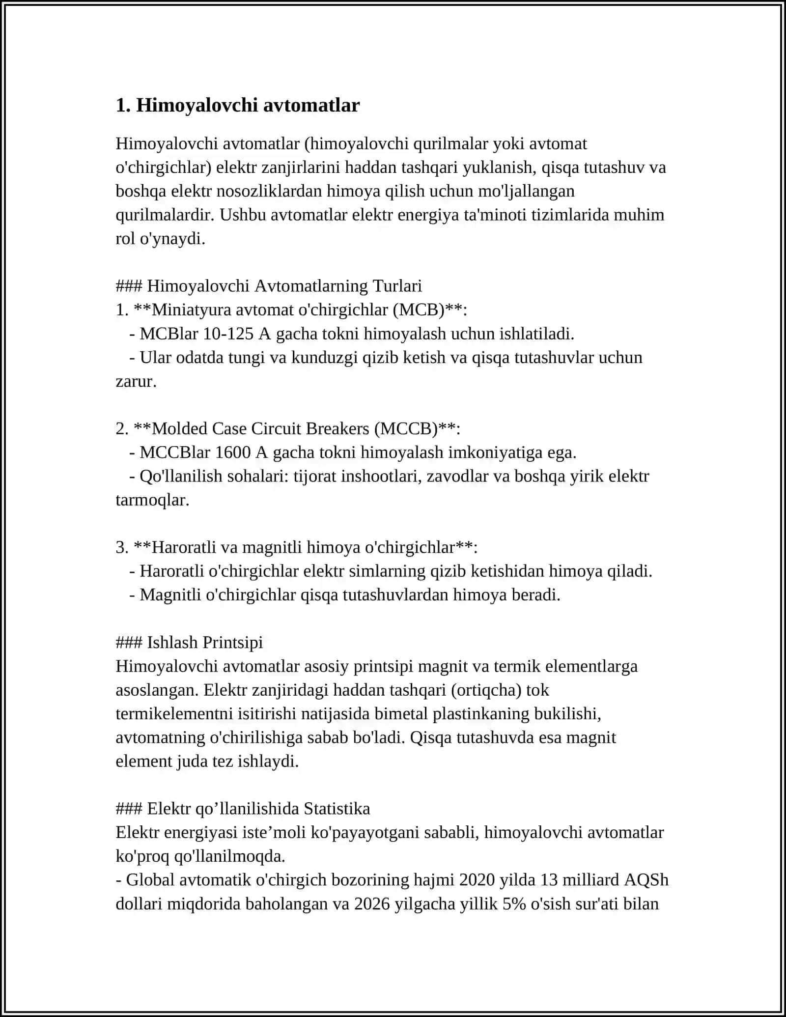 ELIKTR QURILMALARINI HIMOYALOVCHI KOMMUTATSIYA APARATLARI 3