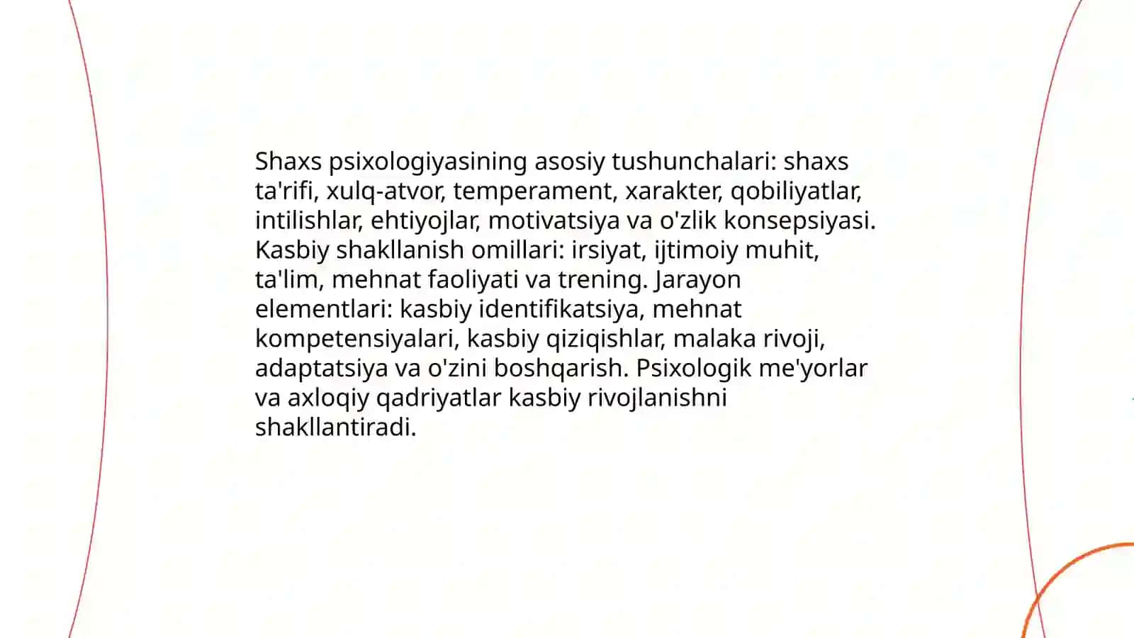 Shaxs psixologiyasi va kasbiy shakllanishi 3
