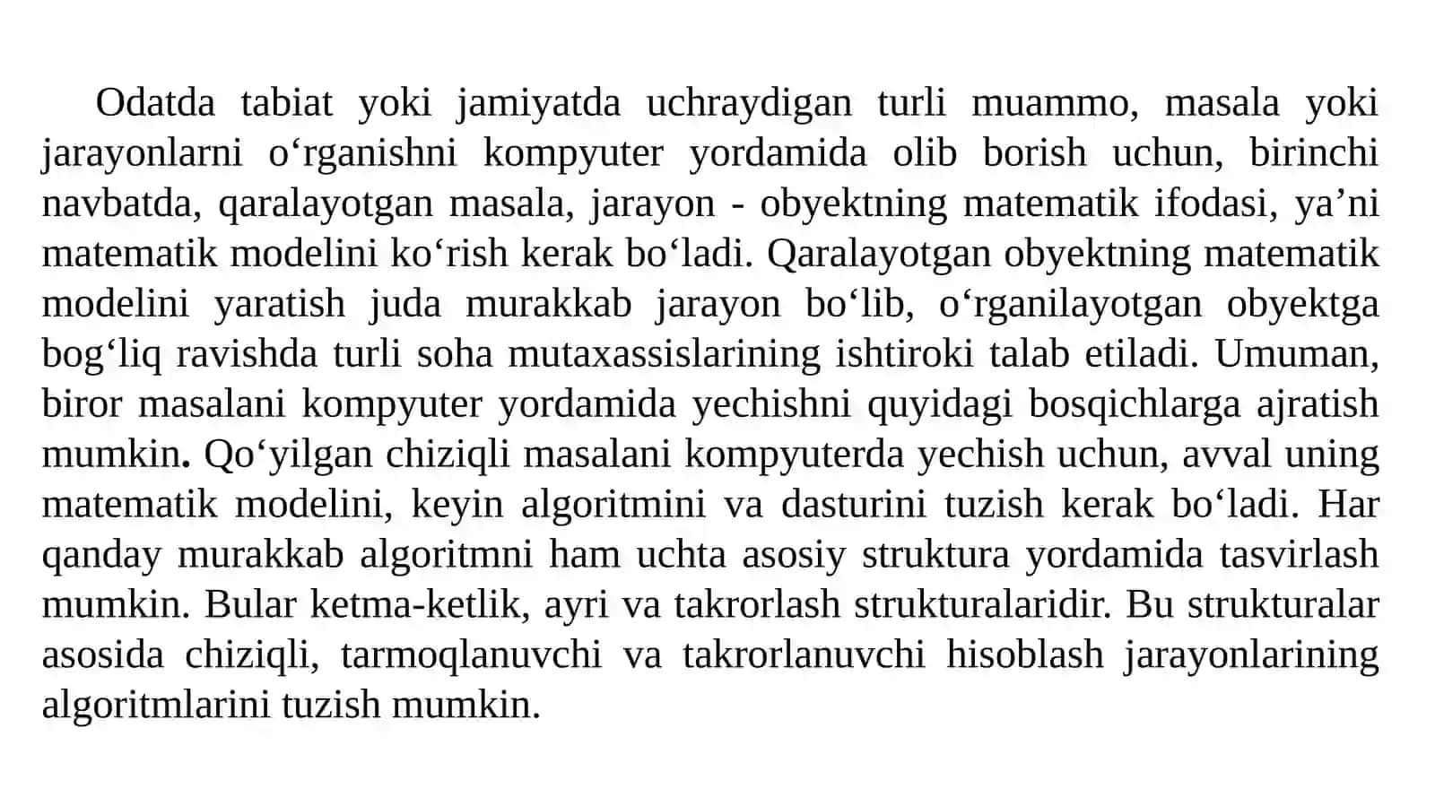 Pythonda chiziqli algoritmlar va kompleks sonlar bilan ishlash 3