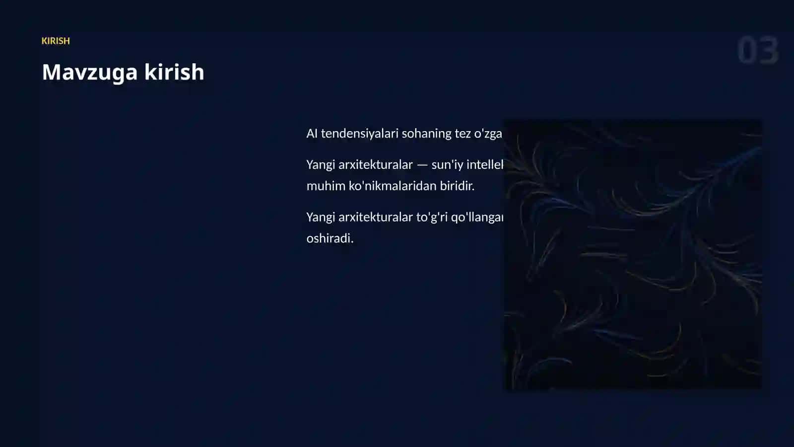 AI TENDENSIYALARI 3