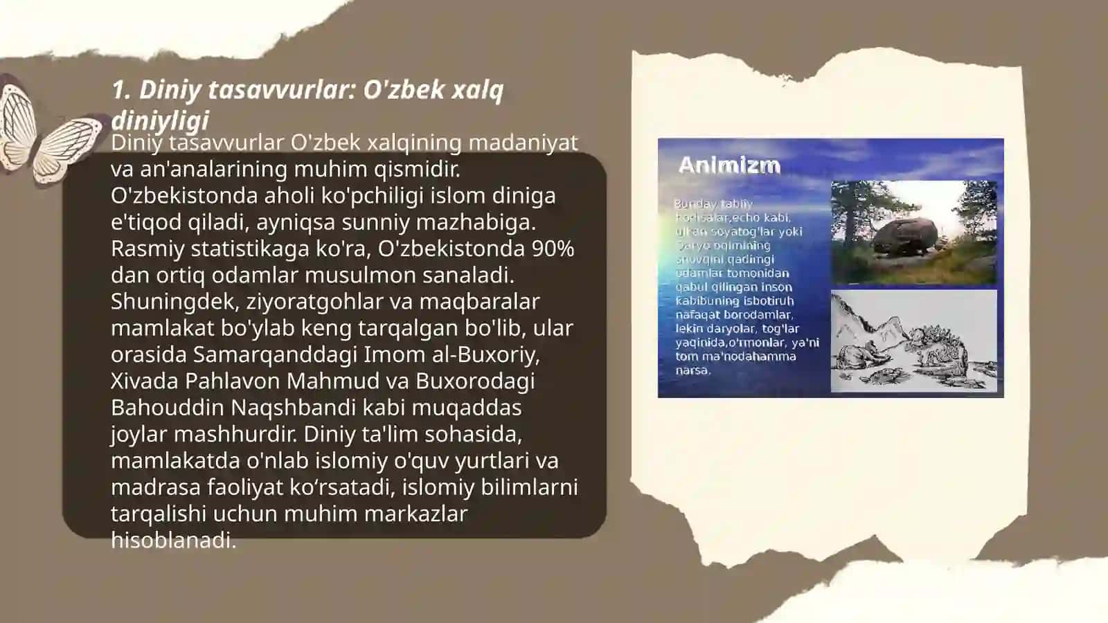 Diniy tasavvurlar fetishizim animezim totemezim 3