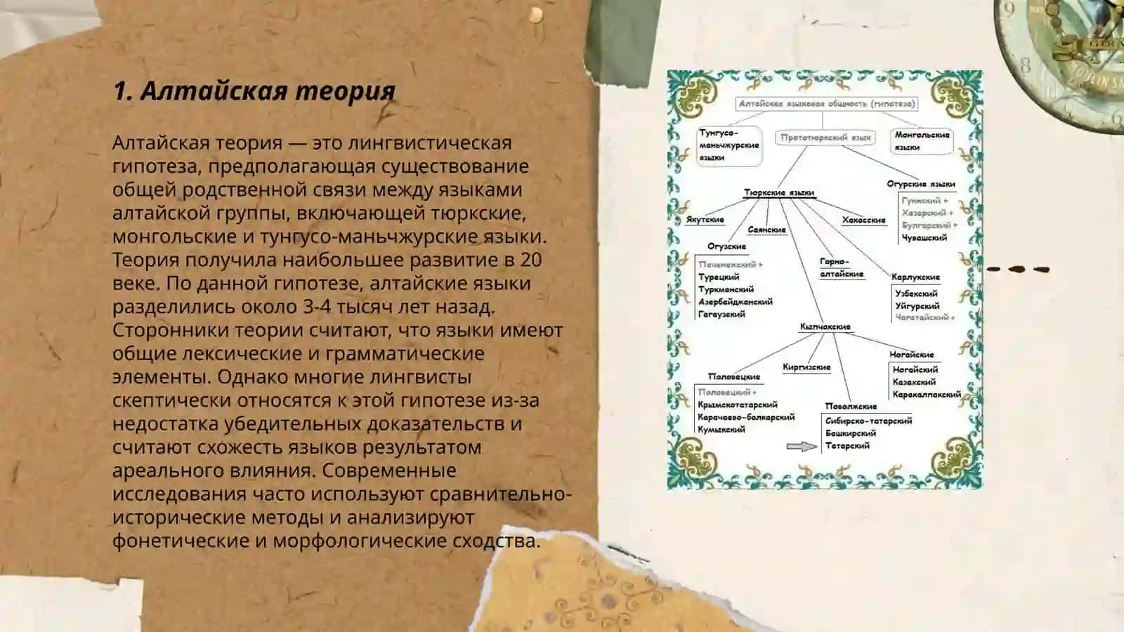 Тюрские языки. Группы и подгруппы тюркских языков 3