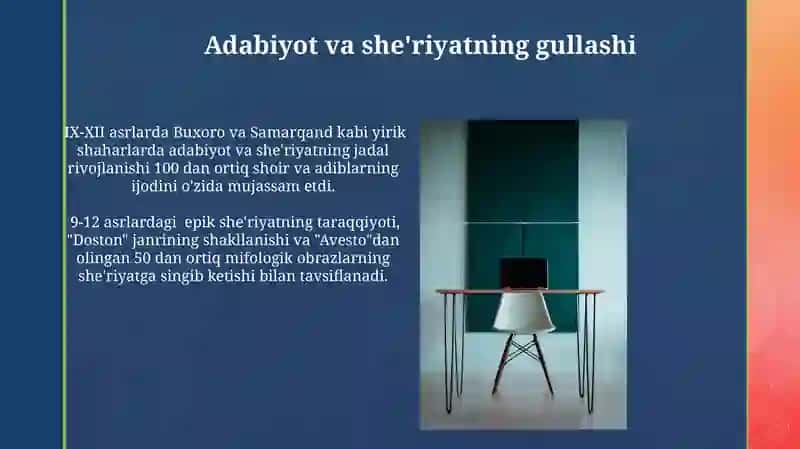 IX-XII asrlarda mamlakatimiz hududida roʻy bergan madaniy uygʻonish 3