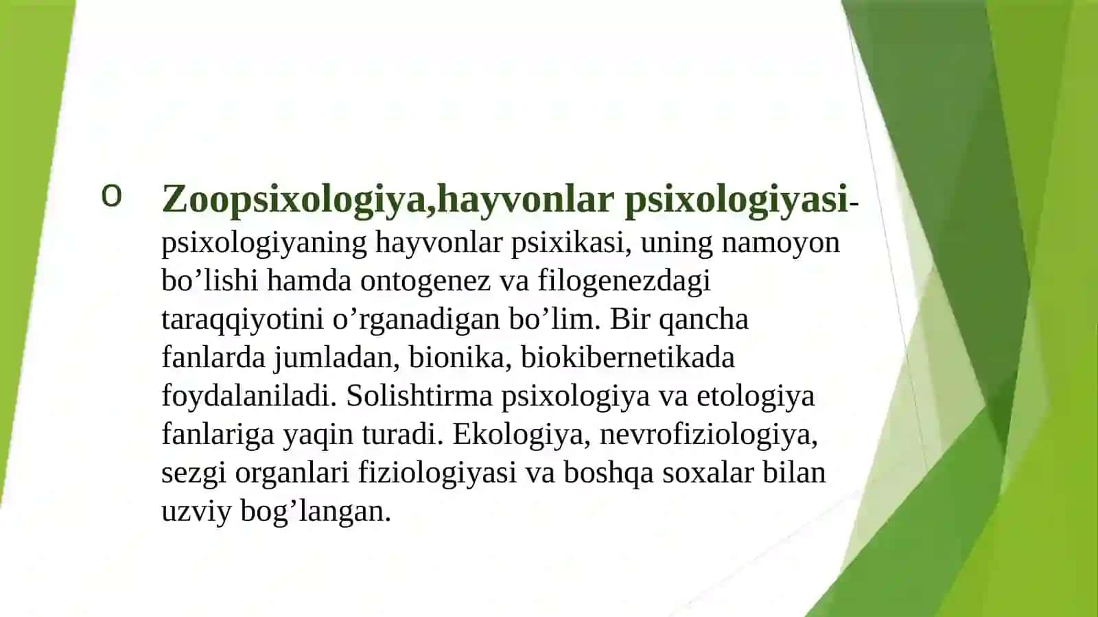 Zoopsixologiya. Qiyosiy psixologiyaga kirish. 3