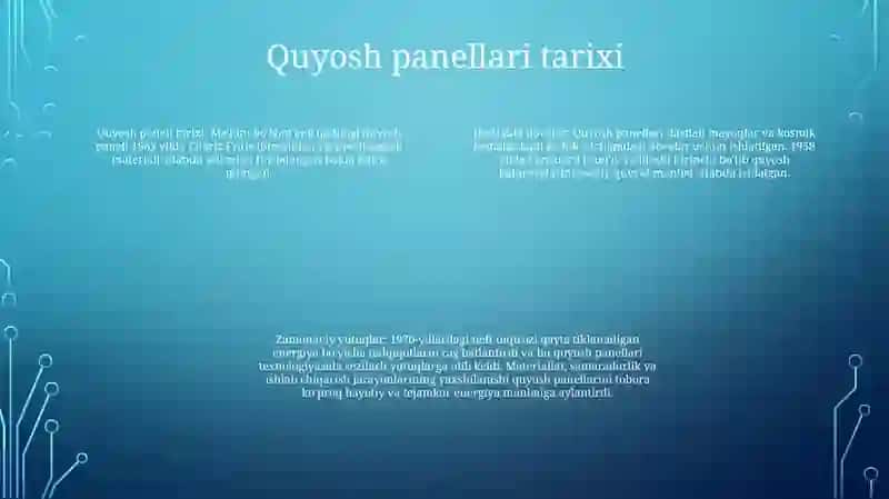 Quyosh Panel 3