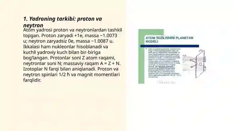 Atomning yadroviy tuzilishi 3