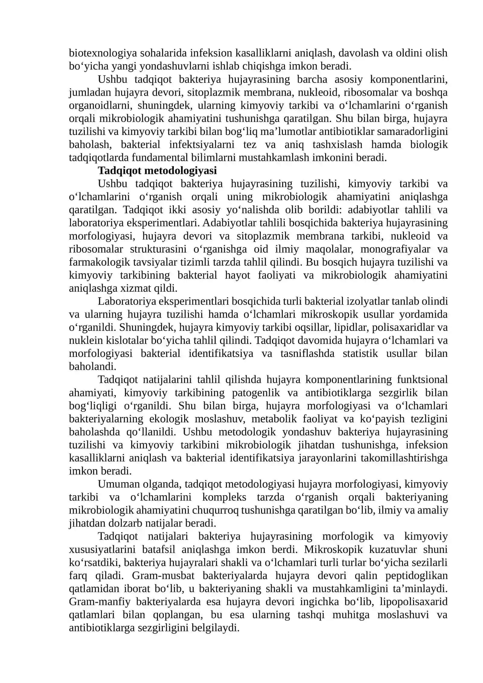 Bakteriya hujayrasining tuzulishi va kimyoviy tarkibi 3