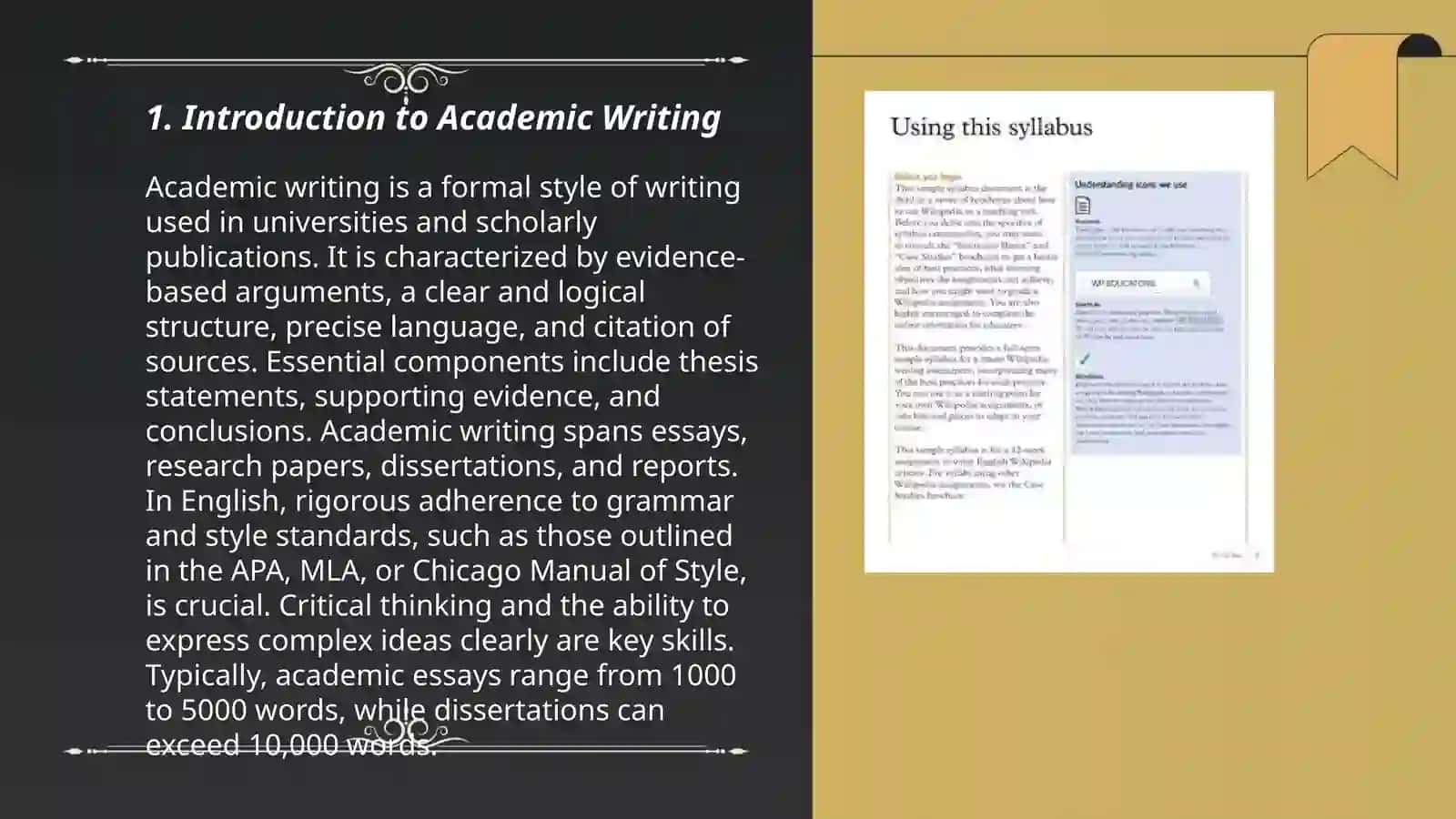 Academic Writing Course 3