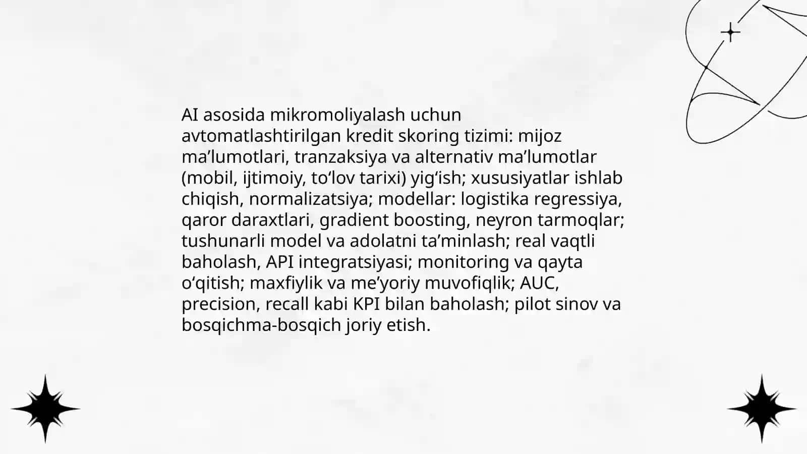 AI asosida mikromoliyalashda avtomatlashtirilgan kredit skoring tizimlari 3