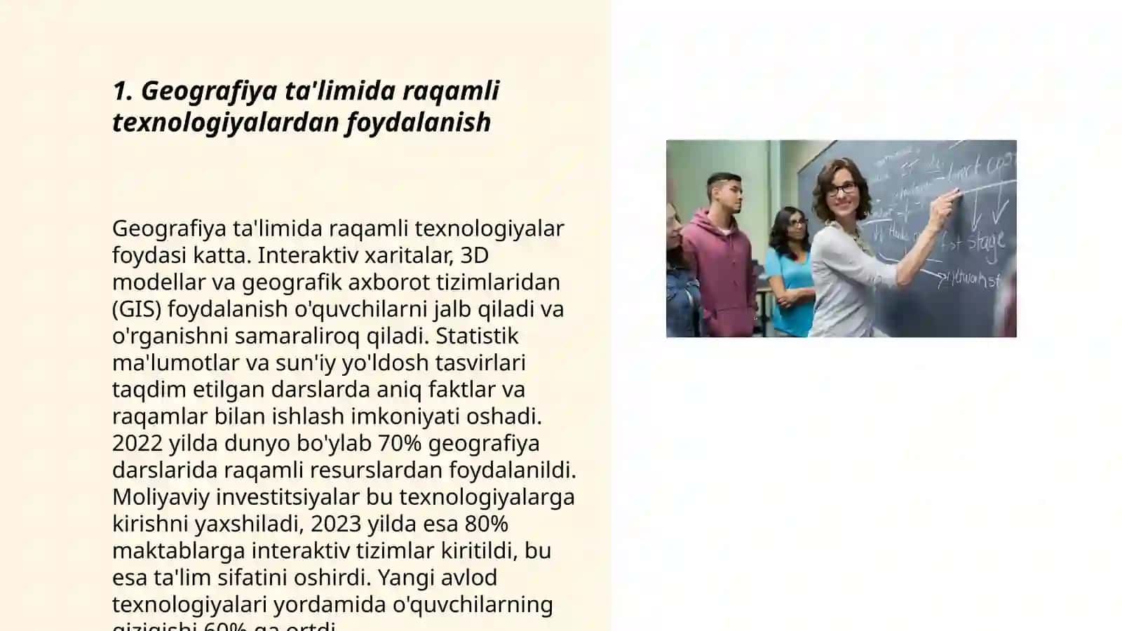 Geografiya fanini o'qitishda innovatsion yondashuv 3
