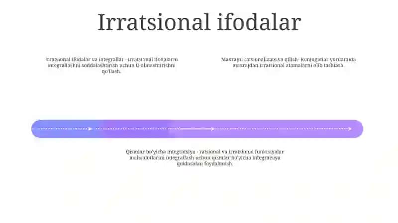 Ratsion Va Irratsional Ifodalarni Integrallash 3