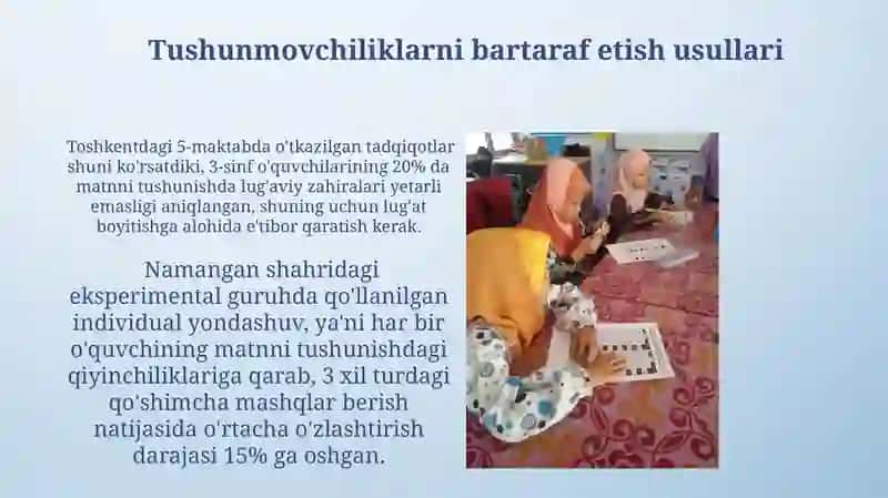 Yordamchi Maktab Darslarida Matnlar bilan Ishlashga Oid Samarali Metodika 3