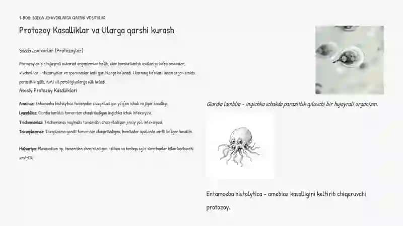 Antiparazitar vositalar: Sodda Jonivorlar va Gijjalarga qarshi kurash 3