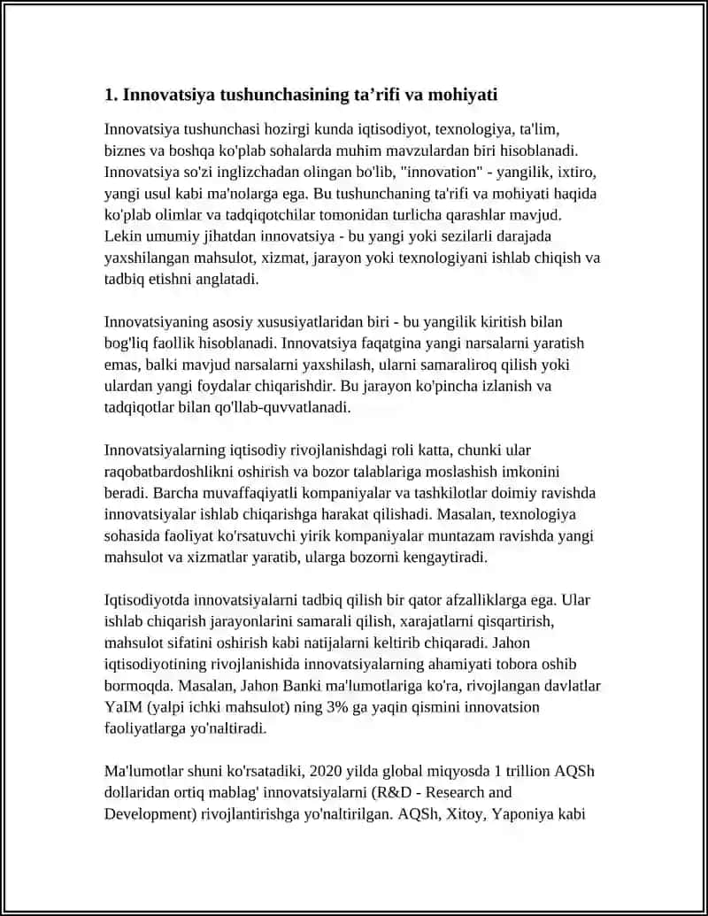 INNOVATSIYA TUSHUNCHASI VA UNING TAHLILI 3