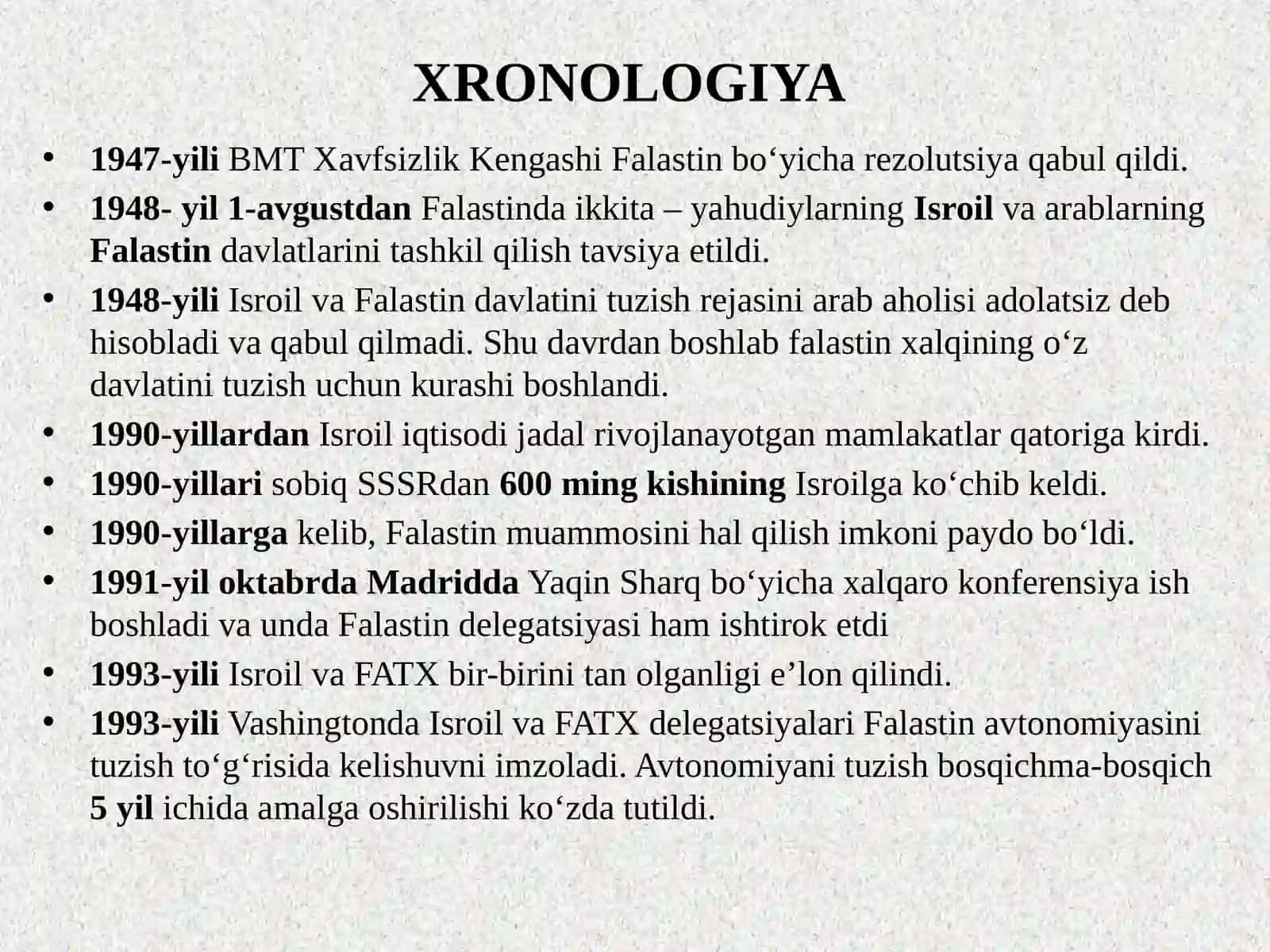 Isroil va Falastin 3