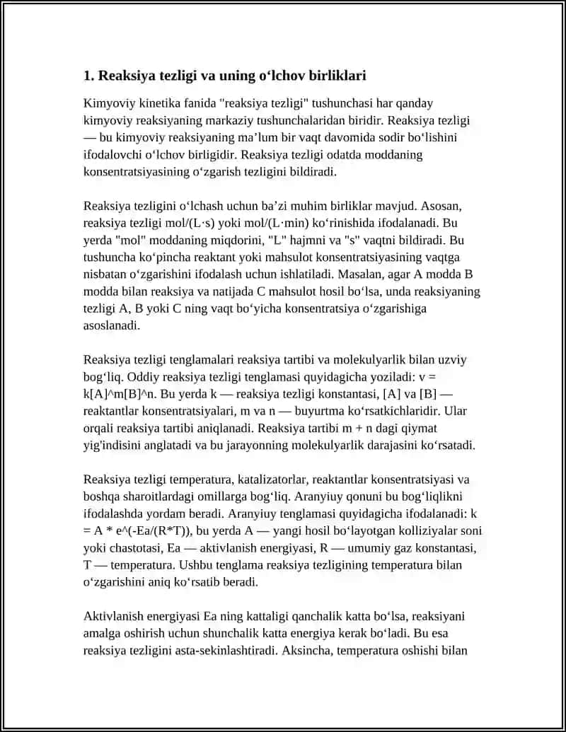 KIMYOVIY KINETIKA VA MUVOZANAT 3