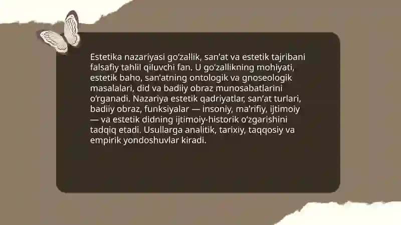 Estetika 3
