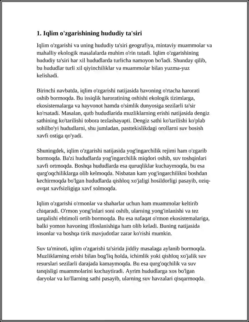 GEOGRAFIK, MINTAGAVIY VA MAHALLIY EKOLOGIK MUAMMOLAR 3