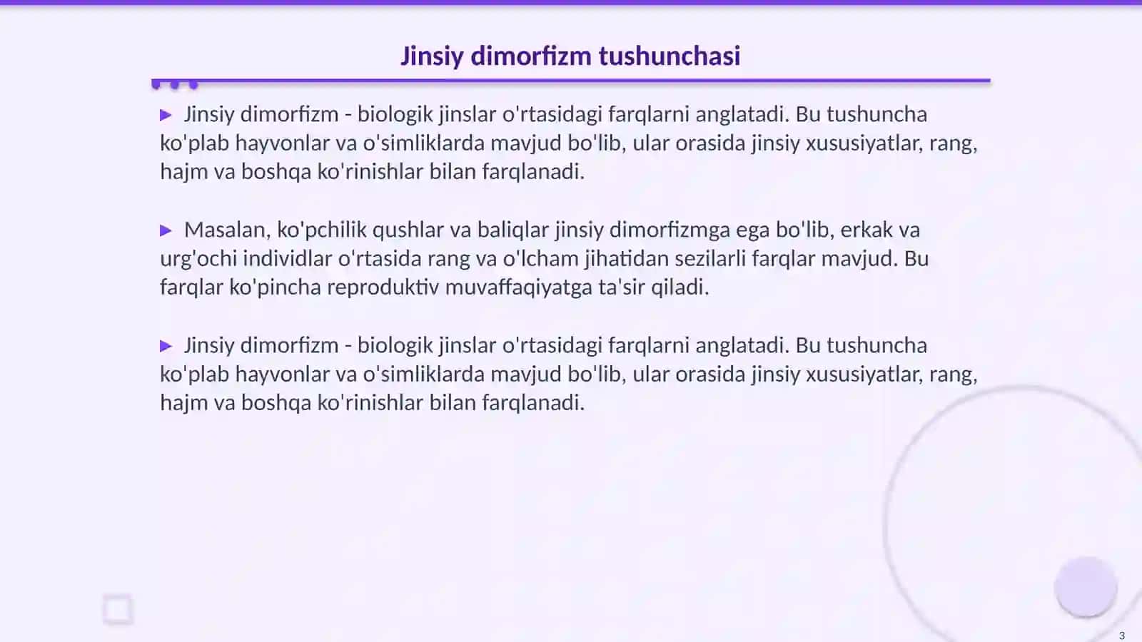 Jinsiy dimorfizm va individning psixologik tavsifi 3