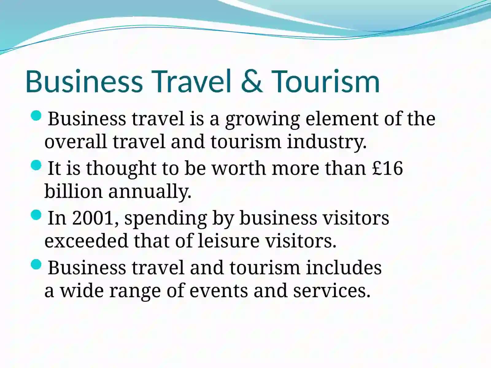 The Business Travel Environment 3