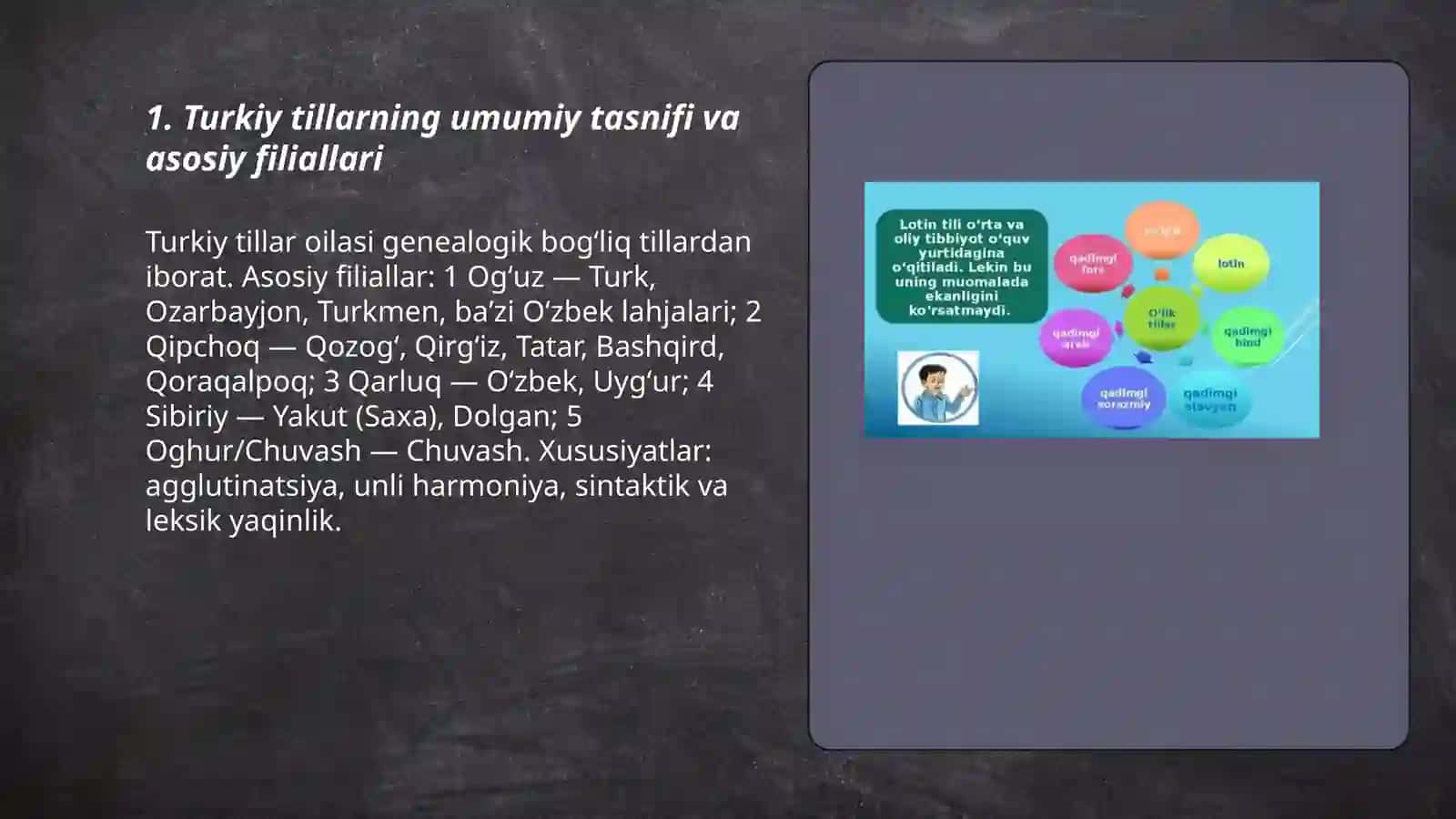 Turkiy tillarning tasnifi 3