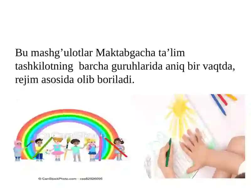 TASVIRIY FAOLIYAT MASHG‘ULOTLARINI TASHKIL QILISH 3