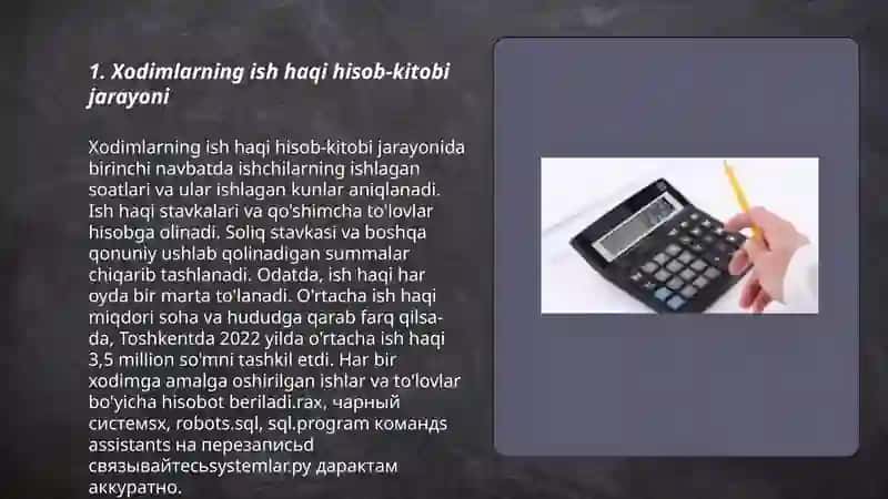 Xodimlar bilan hisob kitob qilish auditi 3