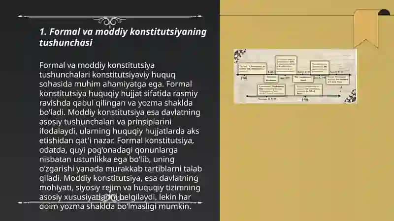 Formal va moddiy Konstitutsiya yuridik va amaliy konstitutsiya 3