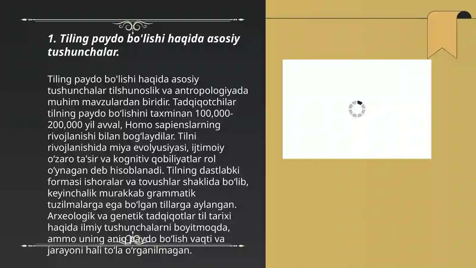 Tiling paydo bo'lishi haqida asosiy tushunchalar 3