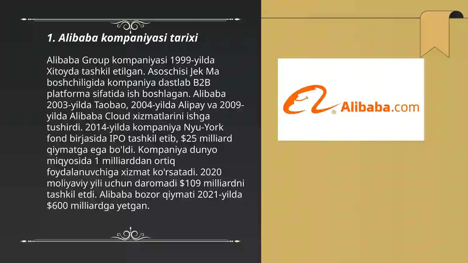 Alibaba kompaniyasi (Alibaba company) 3