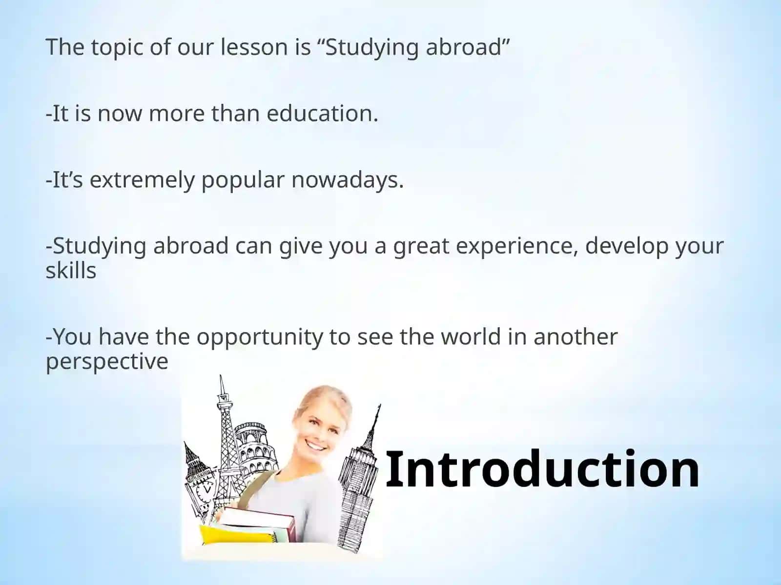 Studying abroad 3