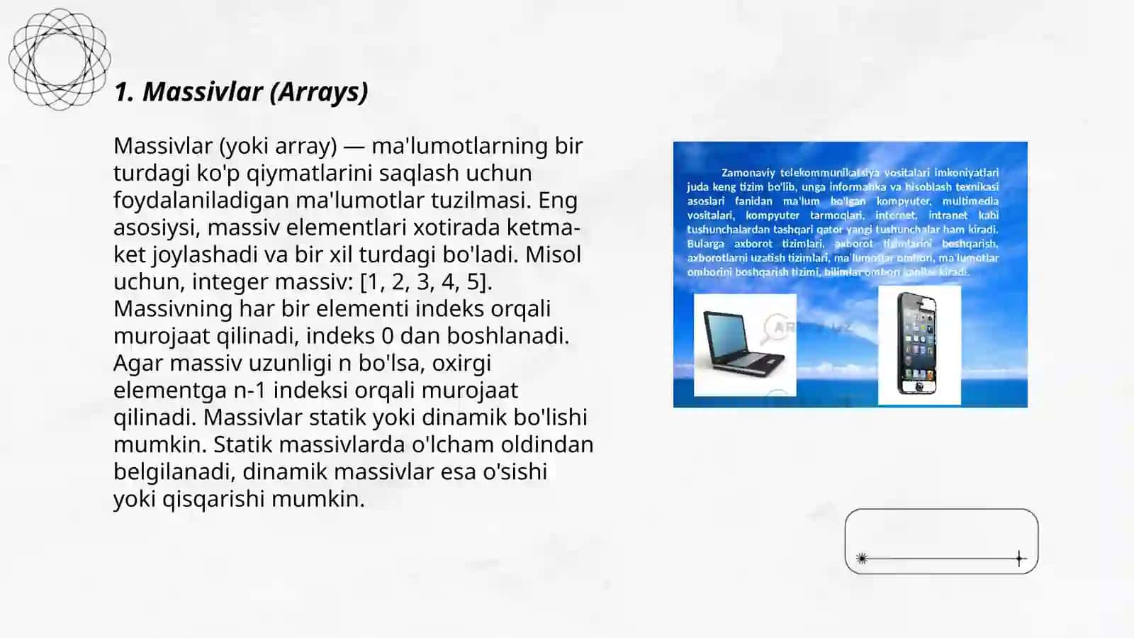 Chiziqli ma’lumotlar tuzilmalari 3