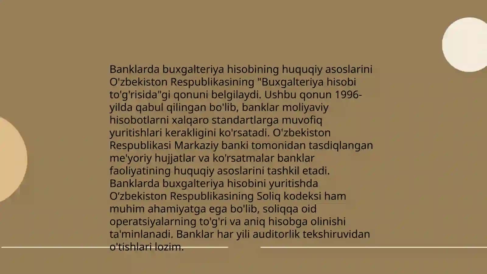 Banklarda buxgalteriya hisobini tashkil qilinish asoslari 3