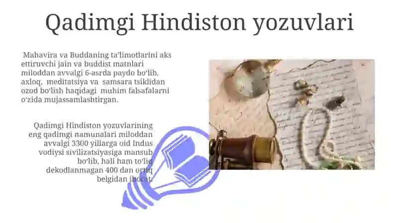 Qadimgi Hindiston yozuvlari 3