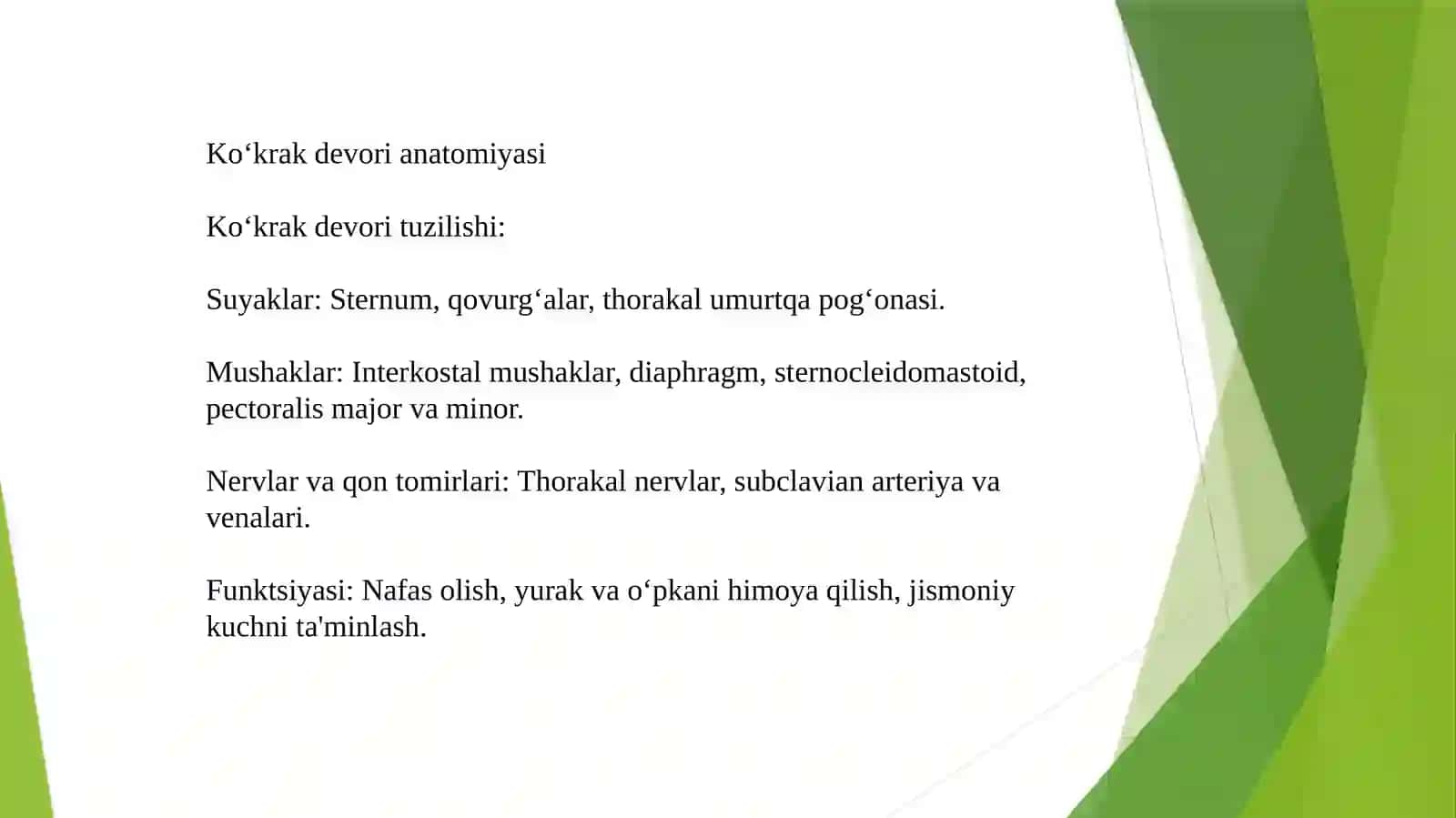 Ko‘krak devori tug‘ma va orttirilgan nuqsonlari davo operatsiyalar 3