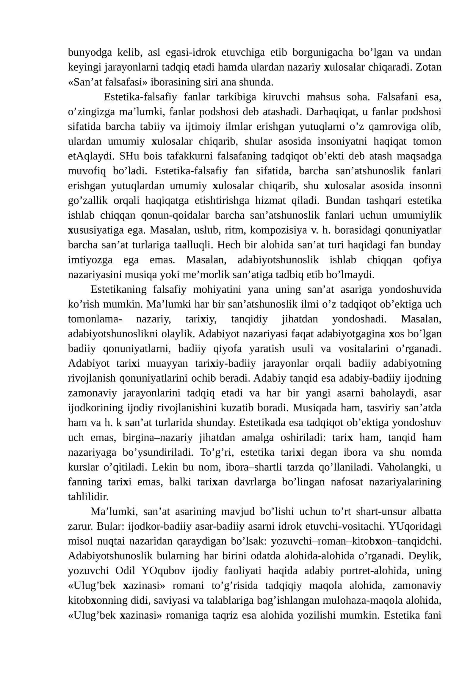 Dunyoni estetik anglash falsafiy tafakkur madaniyatining muhim sharti 3
