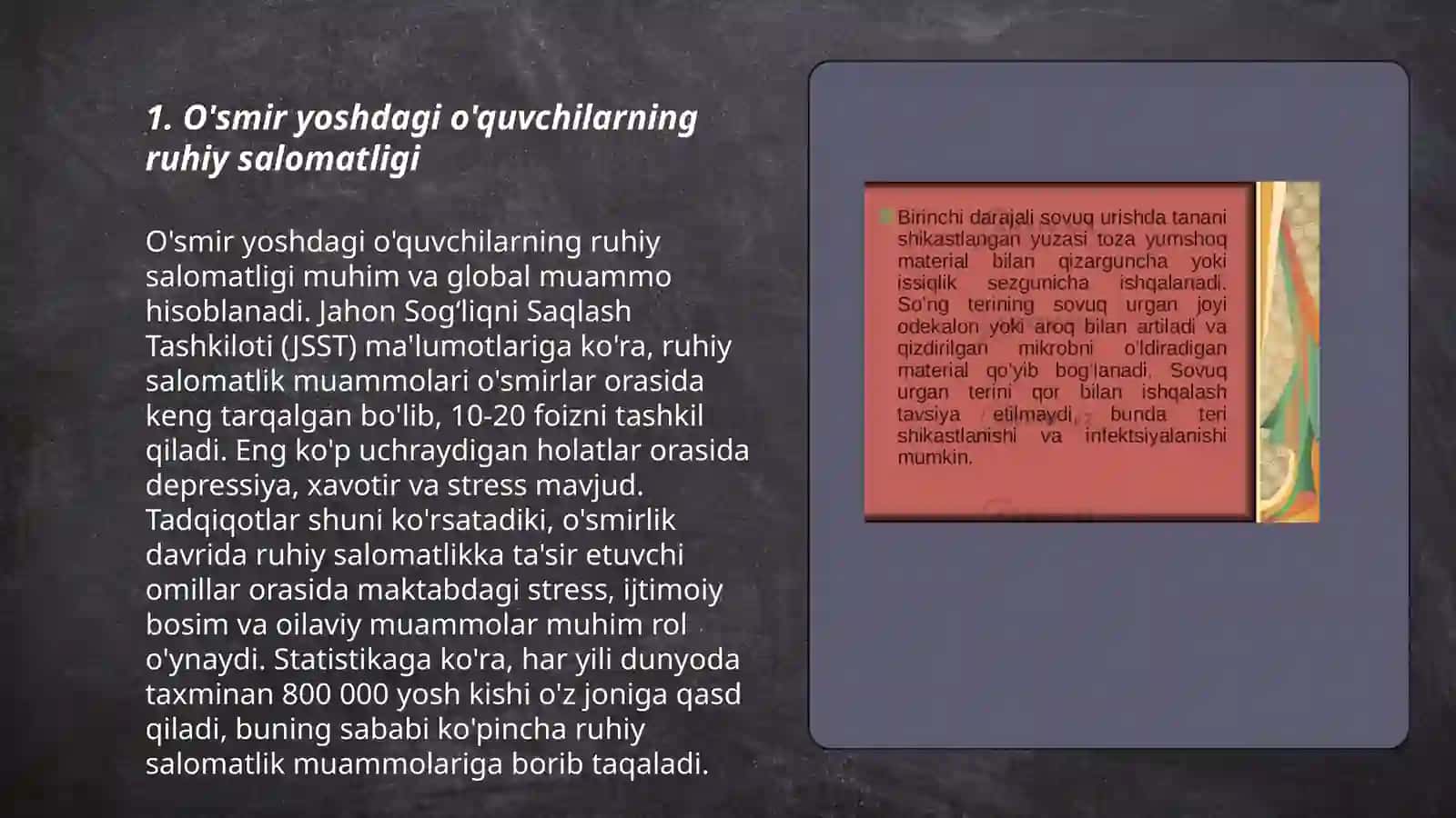 O'smir yoshdagi o'quvchilarning ruhiy salomatligi 3