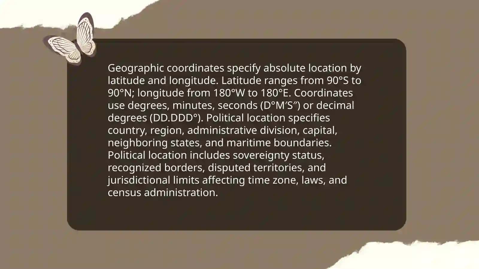 Geographic Position, Demographic Cases, and Nature 3