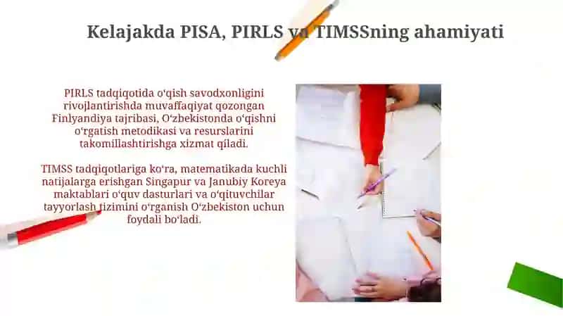 PIZA, PIRLS, TIMSS tadqiqot dasturlarining o'quvchilar ongida shakllanishi 3