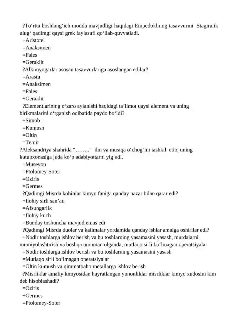 17-asr o‘rtalaridakim suvli eritmalardagi anorganik moddalarning miqdoriy analiziga asos soldi? 3