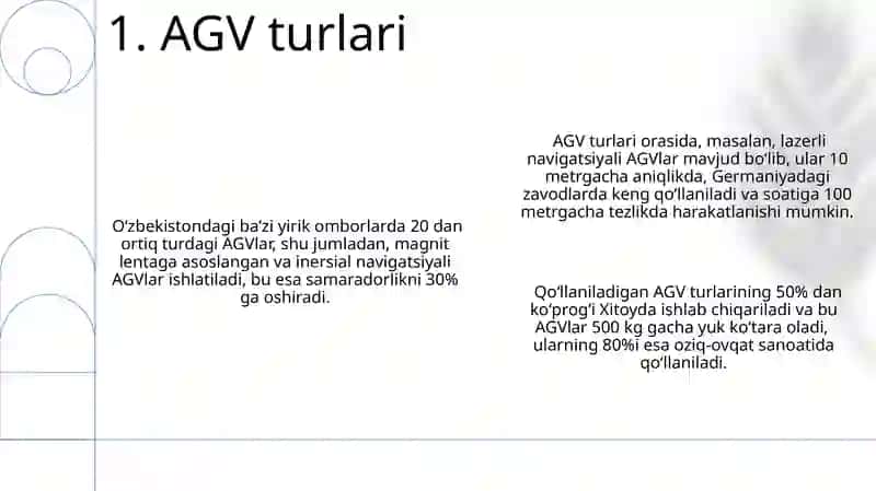 AGV Avtomatlashtirilgan boshqaruvli transport vositalar mashinasi 3