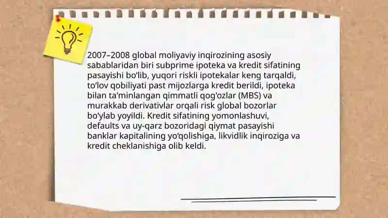 Jahon moliyaviy inqirozi 3
