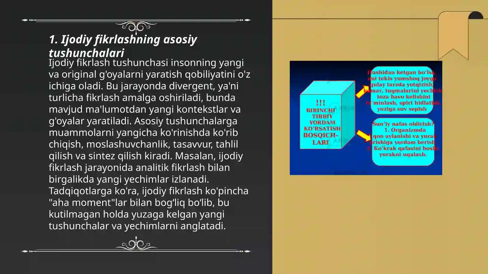 Maktab oʻquvchilarida ijodiy fikrlash koʻnikmalariga oid topshiriqlar ishlab chiqish va tahlil qilish 3