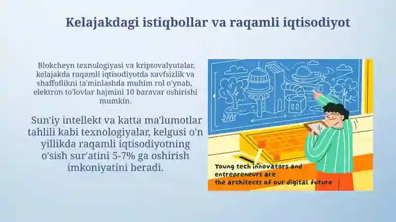 Raqamli iqtisodiyot:afzalliklari va kamciliklari 3