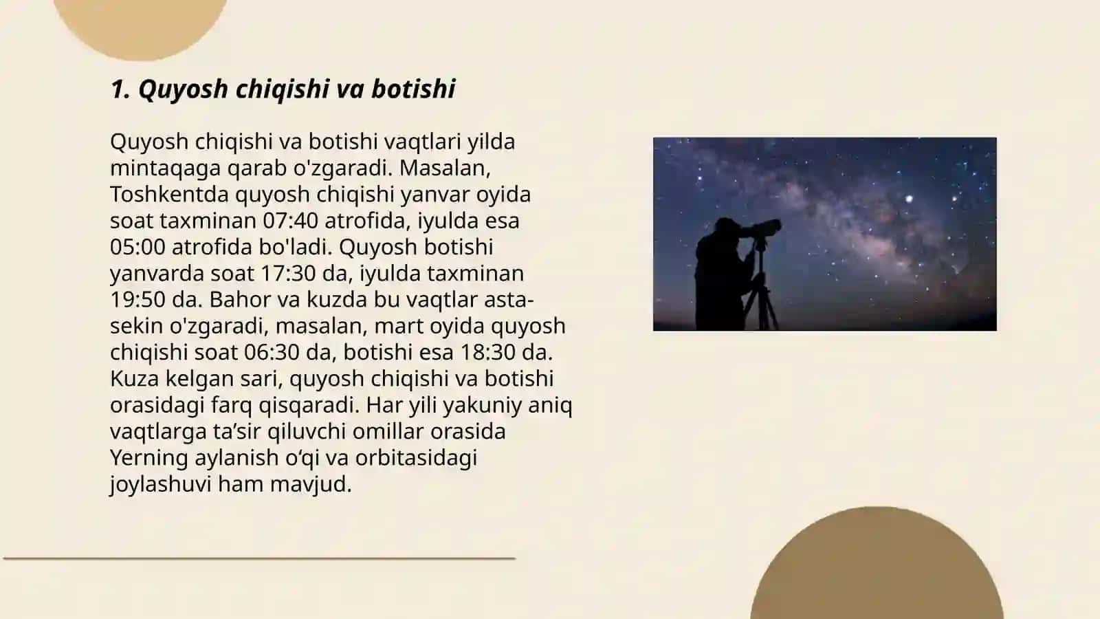 Astronomik vaqtlar 3