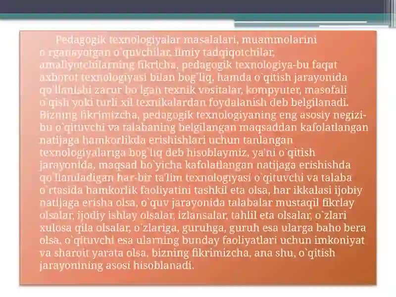 Innovatsion faoliyatning nazariy omillari 3