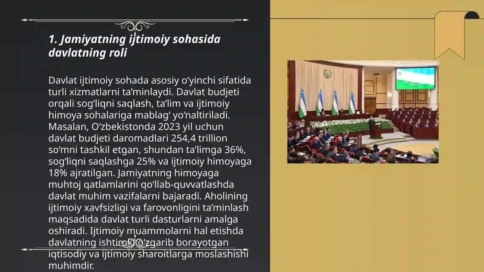 Jamiyatning ijtimoiy sohasi va davlatning ijtimoiy sohasi 3
