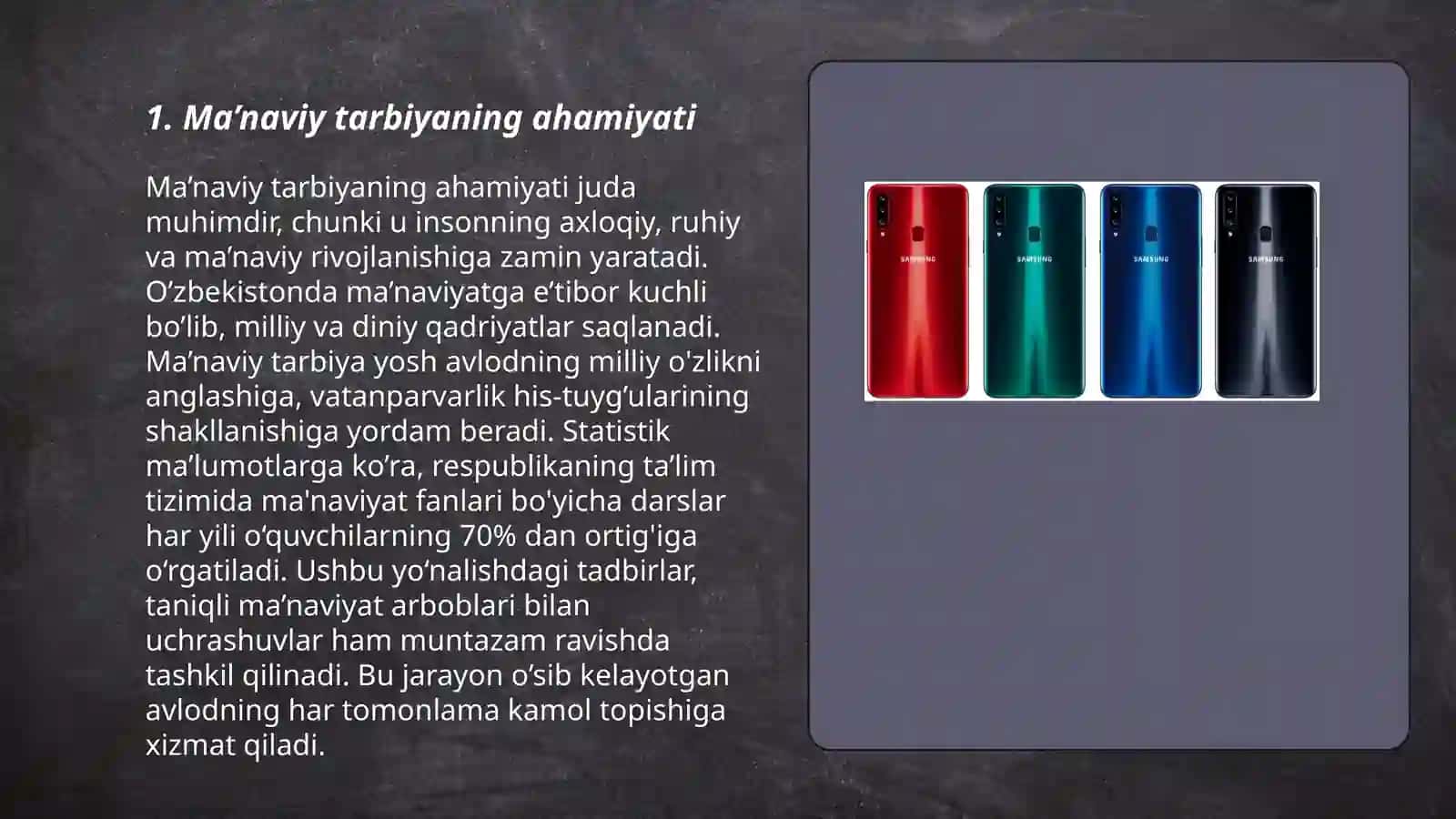 Ma’naviy taraqqiyotni ta’minlash va sohani yangi bosqichga olib chiqish 3