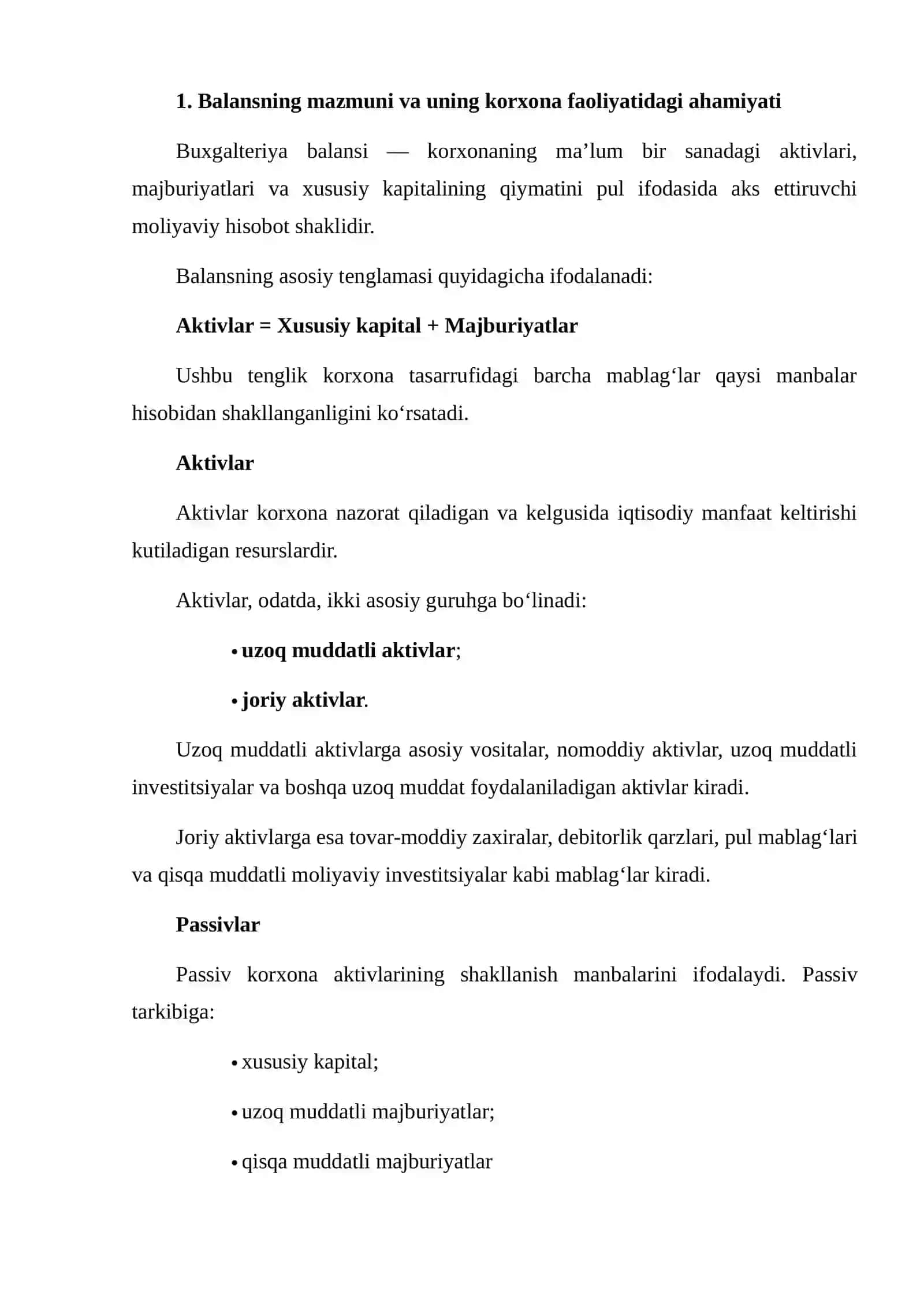 BALANSNING VERTIKAL TAHLILINI AMALGA OSHIRISH 3